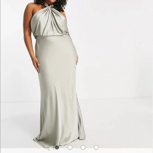 criss cross halter dress white Christina Cross Over Mini Dress / Buttercream | MESHKI main image 0